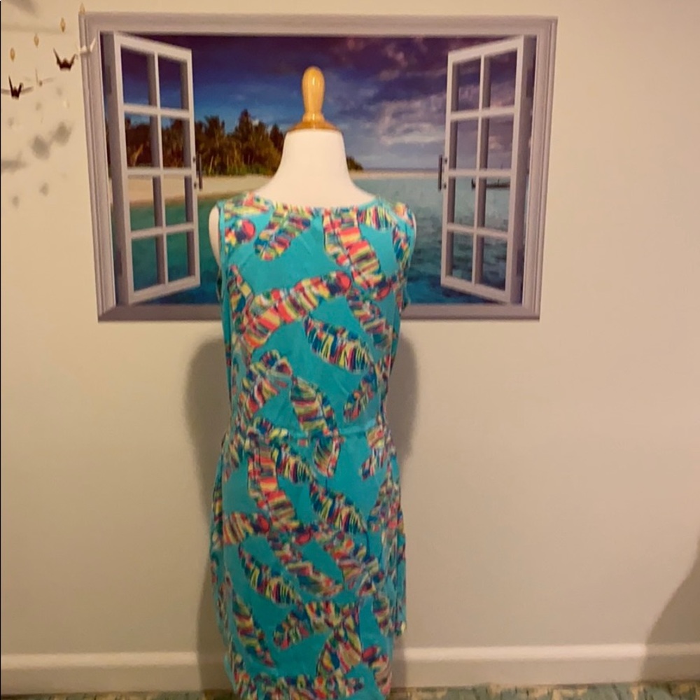 Talbots Feather Dress - Picture 5 of 6